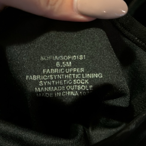 Steve Madden Sofia Black Over the Knee Faux Suede Stretch Boot - Picture 12 of 12